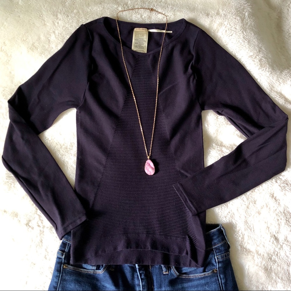 Max Studio Must-have Stretch Top XS